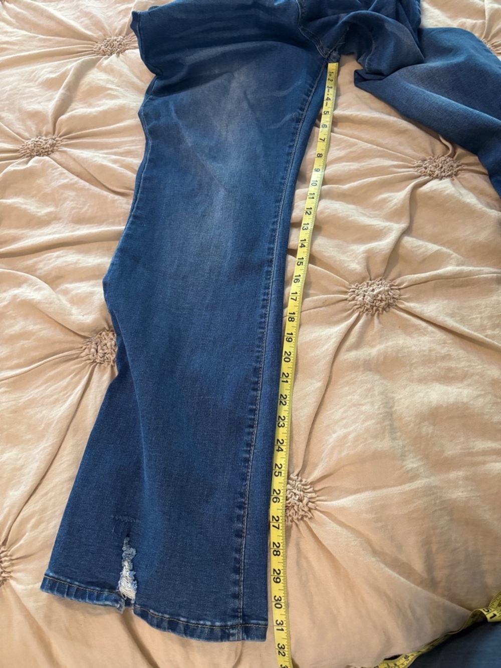 Wide Leg Women’s Jeans in Blue - Classic Flare Style - Picture 11 of 12